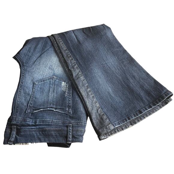 NWT VINTAGE REUNION MID RISE FLARE LEG JEANS WOMEN'S SIZE 34 - Picture 6 of 6